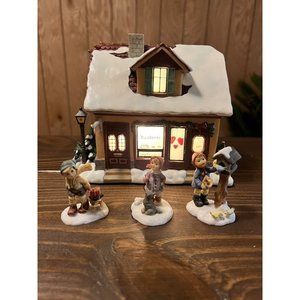 Hummel Christmas Confections Bakery Christmas Village Bakery With Figures Goebel